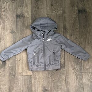 Nike Charcoal Hooded Jacket